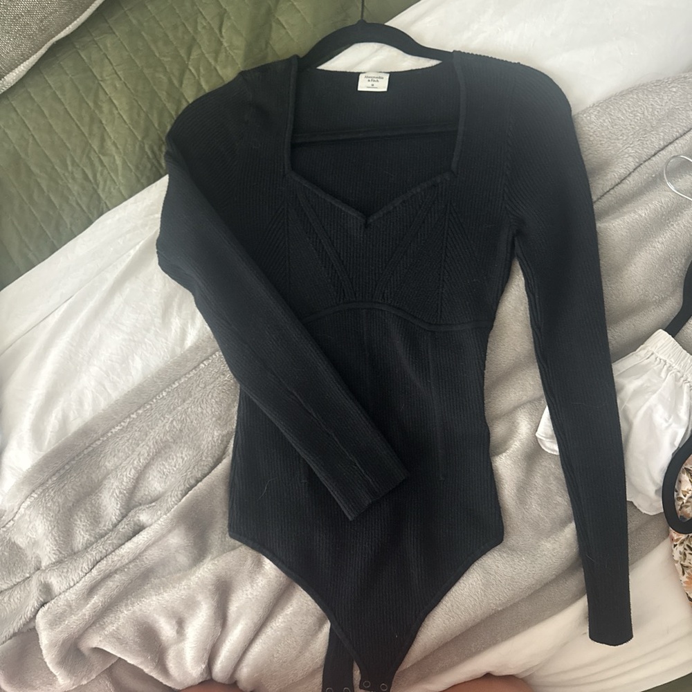 Abercrombie & Fitch Black Bodysuit